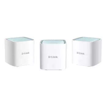 D-Link EAGLE PRO AI AX1500 Mesh System - 3 komplekt, valge, sisemine, Mesh süsteem, toide, olek, 500 m², kaheribaline (2,4 GHz / 5 GHz)