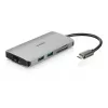 D-Link 8-in-1 USB-C jaotur HDMI/Ethernet/kaardilugeja/toiteedastusega