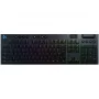 LOGITECH G915 Lightspeed Wireless RGB mehaaniline mänguklaviatuur - must - QWERTZ saksa - taktiilne