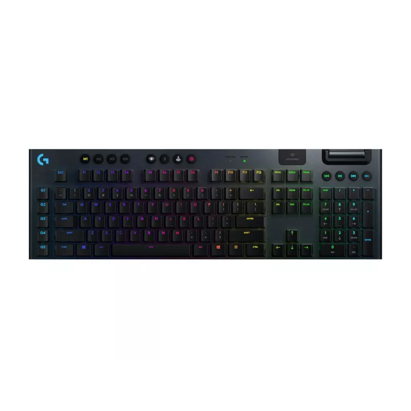 LOGITECH G915 Lightspeed Wireless RGB mehaaniline mänguklaviatuur - must - QWERTZ saksa - taktiilne