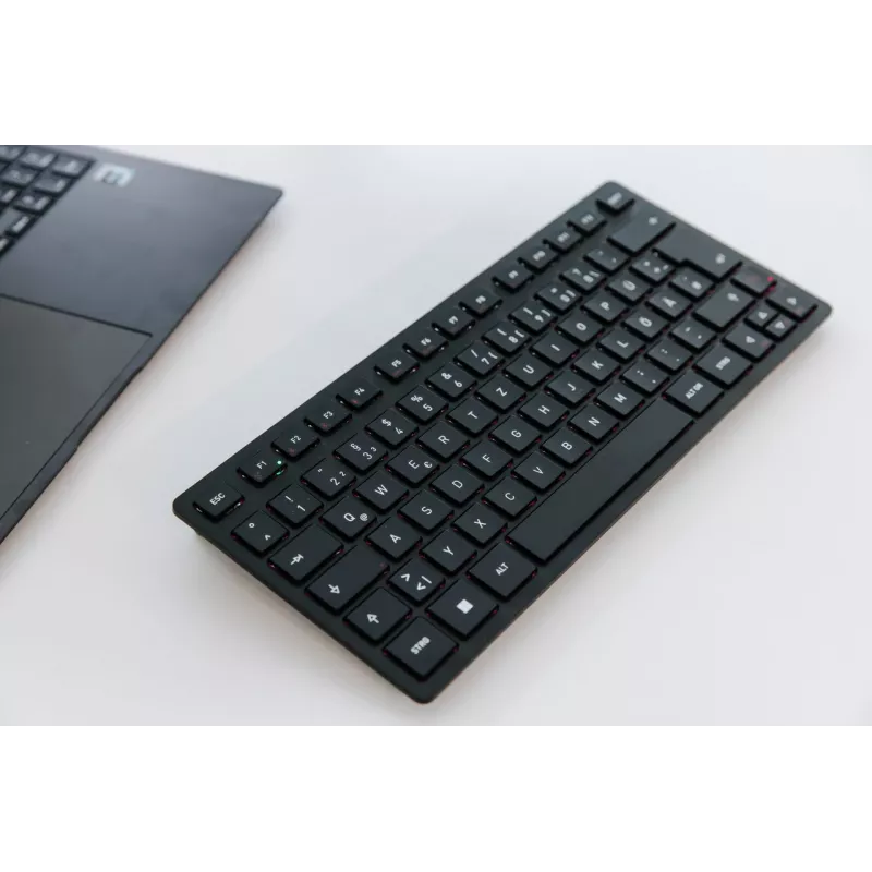 CHERRY KW 9200 MINI klaviatuur universaalne USB + RF juhtmevaba + Bluetooth QWERTY inglise must