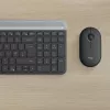 LOGITECH Slim juhtmeta klaviatuuri ja hiire komplekt MK470 - grafiit - AZERTY Belgia