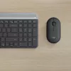 LOGITECH Slim juhtmeta klaviatuuri ja hiire komplekt MK470 - grafiit - AZERTY Belgia