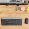 LOGITECH Slim juhtmeta klaviatuuri ja hiire komplekt MK470 - grafiit - AZERTY Belgia