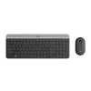 LOGITECH Slim juhtmeta klaviatuuri ja hiire komplekt MK470 - grafiit - AZERTY Belgia