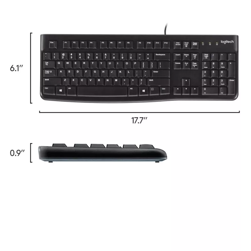 LOGITECH Klaviatuur K120 - Azerty Belgia