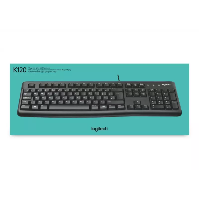 LOGITECH Klaviatuur K120 - Azerty Belgia
