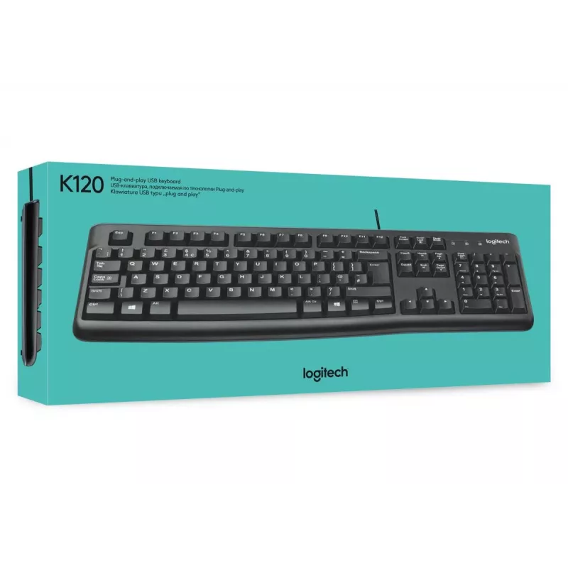 LOGITECH Klaviatuur K120 - Azerty Belgia