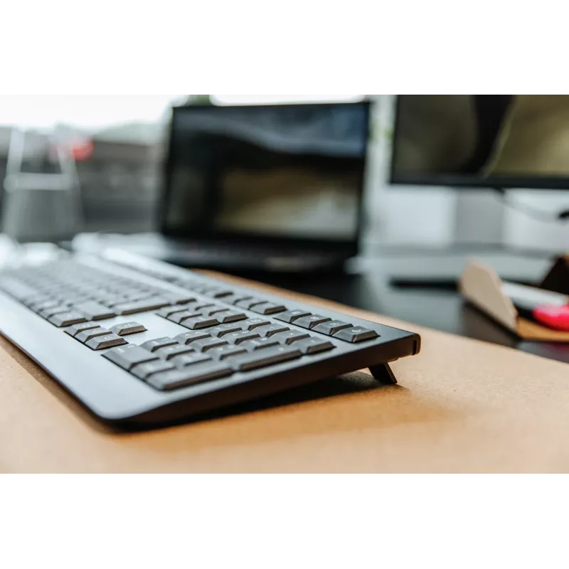 CHERRY KW 3000 klaviatuur Universaalne RF Traadita QWERTY Hispaania Must