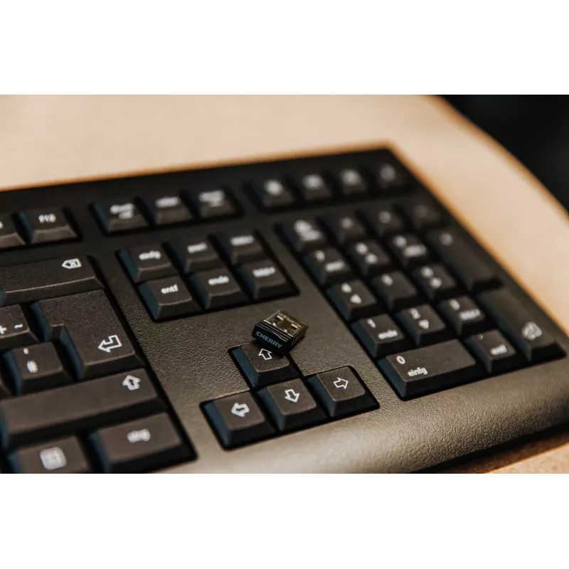 CHERRY KW 3000 klaviatuur Universaalne RF Traadita QWERTY Hispaania Must