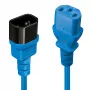 Lindy 2 m IEC pikenduskaabel, sinine