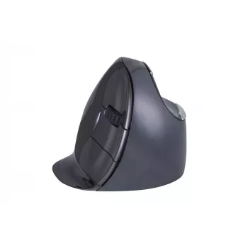 BakkerElkhuizen Evoluent D Medium Wireless, paremakäeline, vertikaalne disain, laser, RF juhtmevaba, 3200 DPI, must