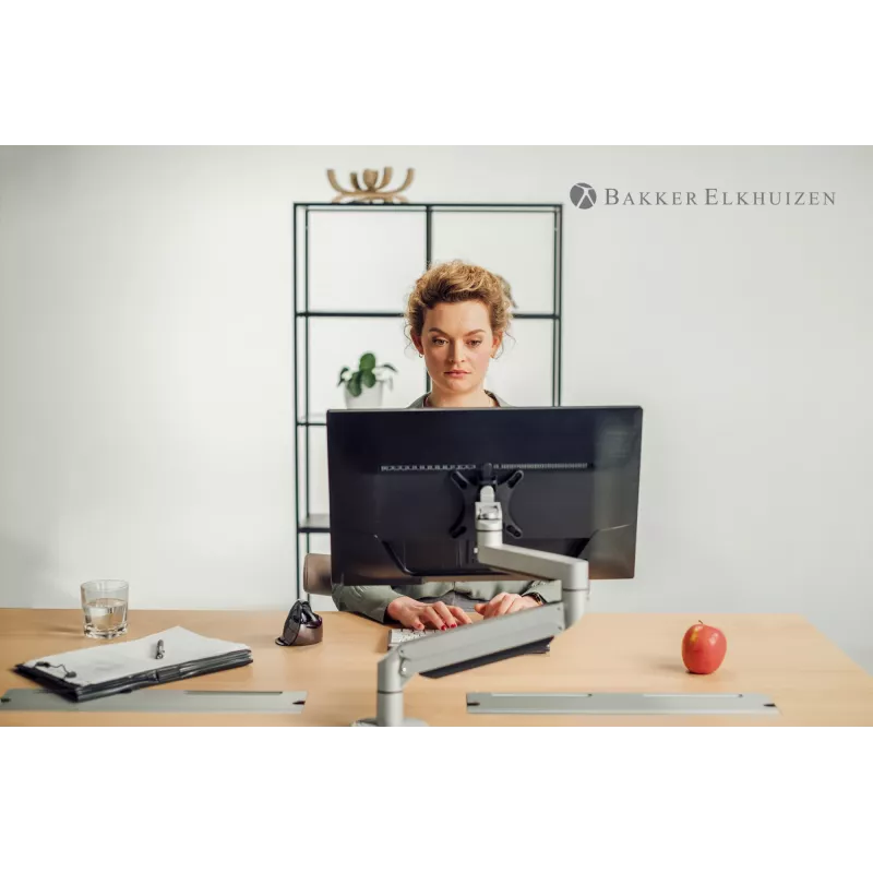 BakkerElkhuizen Evoluent D Medium Wireless, paremakäeline, vertikaalne disain, laser, RF juhtmevaba, 3200 DPI, must