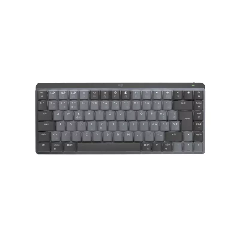 LOGITECH Mx Mechanical Mini Minimalistlik juhtmevaba valgustatud klaviatuur - Graphite Tactile Quiet Qwertz Suisse