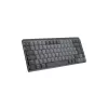 LOGITECH Mx Mechanical Mini Minimalistlik juhtmevaba valgustatud klaviatuur - Graphite Tactile Quiet Qwertz Suisse