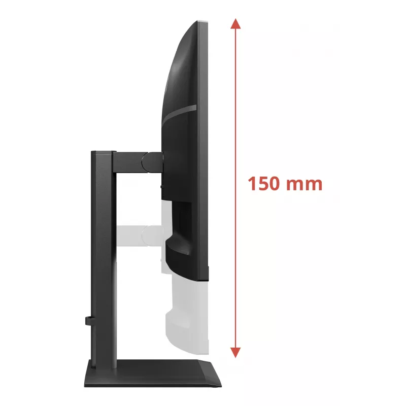 AOC E4 U27E4CV arvutimonitor 68,6 cm (27 tolli) 3840 x 2160 pikslit 4K Ultra HD LED must