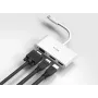 D-Link 3-in-1 USB-C to HDMI/VGA/DisplayPort Adapter, Wired, USB 3.2 Gen 1 (3.1 Gen 1) USB-C, Valge, CE, FCC, IC, RCM, DC, 0.04 A