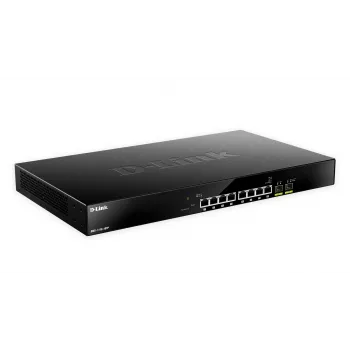 D-Link 10-port Multi-Gigabit PoE+ haldatav lüliti, haldatav, L2, 2.5G Ethernet (100/1000/2500), Power over Ethernet (PoE), riiulipaigaldus, 1U