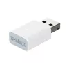 D-Link AC1300 Wi-Fi 5 USB-adapter, juhtmega ja juhtmevaba, USB, WLAN, Wi-Fi 5 (802.11ac), valge