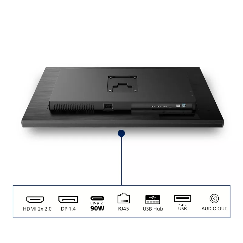 Philips 3000 seeria 32B1U3900/00 arvutimonitor 80 cm (31,5 tolli) 3840 x 2160 pikslit 4K Ultra HD LCD must