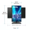 BenQ SW242Q arvutimonitor 61,2 cm (24,1 tolli) 2560 x 1600 pikslit WQXGA LED must