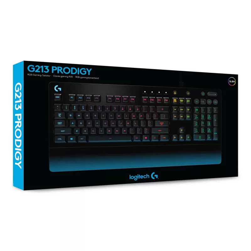 LOGITECH G213 Prodigy mänguklaviatuur USB - Azerty Belgia