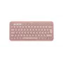 LOGITECH Pebble Keys 2 K380s - Kompaktne Bluetooth-klaviatuur - Tonal Rose - Qwerty Int