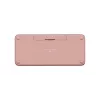 LOGITECH Pebble Keys 2 K380s - Kompaktne Bluetooth-klaviatuur - Tonal Rose - Qwerty Int