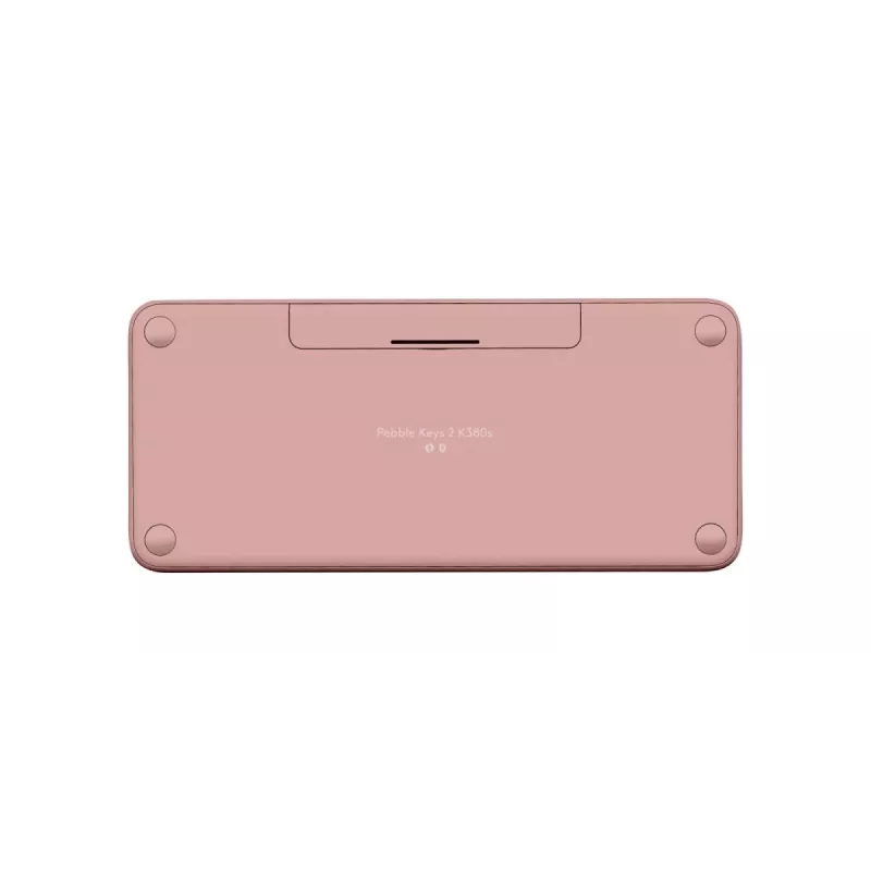 LOGITECH Pebble Keys 2 K380s - Kompaktne Bluetooth-klaviatuur - Tonal Rose - Qwerty Int