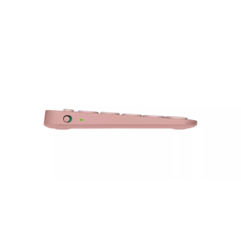 LOGITECH Pebble Keys 2 K380s - Kompaktne Bluetooth-klaviatuur - Tonal Rose - Qwerty Int