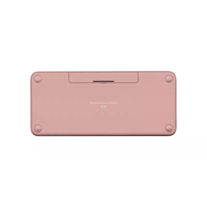 LOGITECH Pebble Keys 2 K380s - Kompaktne Bluetooth-klaviatuur - Tonal Rose - Qwerty Int