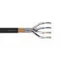 DIGITUS välistingimustes paigaldatav kaabel - Cat 7 - S/FTP - AWG 23/1 - 1000 m - Must