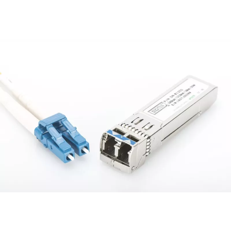 DIGITUS SFP+ 10G MM 850nm 300m DDM-iga LC-pistik, võimsustarve < 1W 850nm VCSEL laser