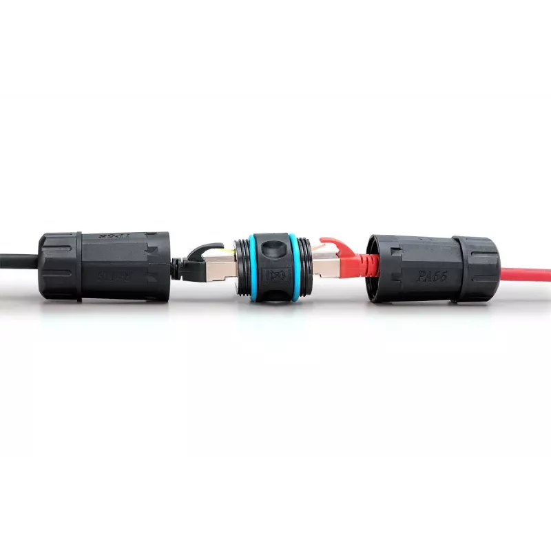 Võrgukaabel Digitus DN-93905-OD RJ45 isane RJ45 emane CAT 6A 1m Must