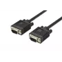 DIGITUS VGA monitori ühenduskaabel, HD15 M/M, 5m 3Coax/7C, 2xferriit must