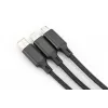 DIGITUS 3-in-1 Charger kaabel USB A-Lightning + micro B + USB-C 1m