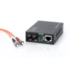 DIGITUS meediumimuundur, mitmerežiimiline 10/100Base-TX 100Base-FX-le, sisaldab toiteplokki, ST-pistik, kuni 2 km