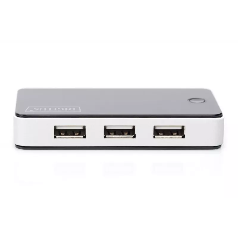 DIGITUS USB 2.0 7 pordiga jaotur must (da-70222)