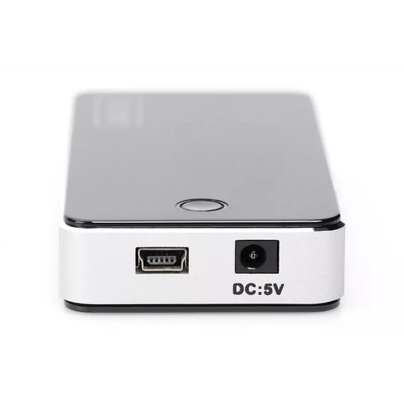 DIGITUS USB 2.0 7 pordiga jaotur must (da-70222)