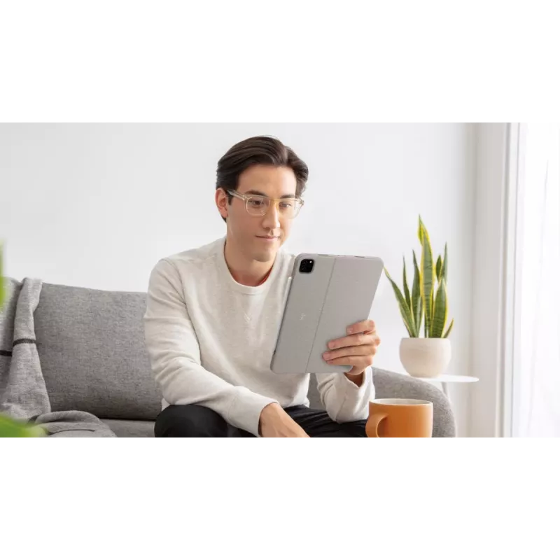 LOGITECH Combo Touch - Sand iPad Pro 11-tollisele (1., 2., 3. põlvkond) - saksa - Qwertz