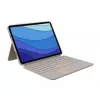 LOGITECH Combo Touch - Sand iPad Pro 11-tollisele (1., 2., 3. põlvkond) - saksa - Qwertz