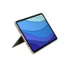 LOGITECH Combo Touch - Sand iPad Pro 11-tollisele (1., 2., 3. põlvkond) - saksa - Qwertz