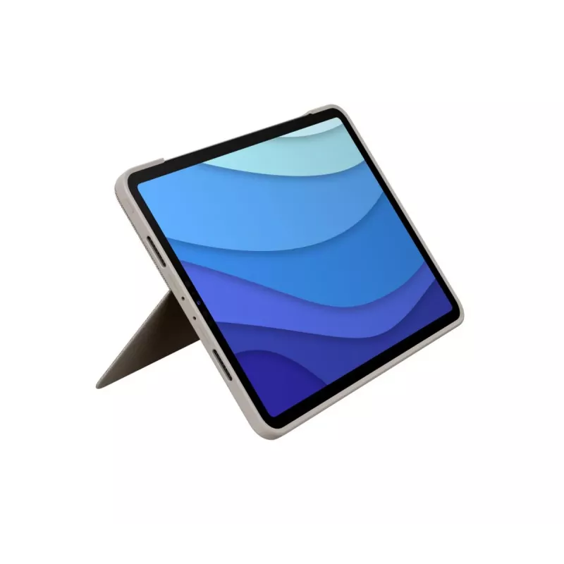 LOGITECH Combo Touch - Sand iPad Pro 11-tollisele (1., 2., 3. põlvkond) - saksa - Qwertz