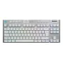 LOGITECH G915 X Lightspeed TKL Traadita Madala Profiiliga Mänguklaviatuur Valge Taktiline - Qwertz Saksa