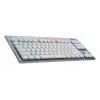 LOGITECH G915 X Lightspeed TKL Traadita Madala Profiiliga Mänguklaviatuur Valge Taktiline - Qwertz Saksa