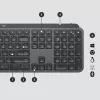 LOGITECH MX Keys For Business - Graphite - Suisse / Schweizer Qwertz