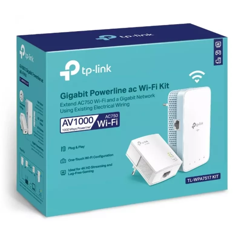 TP-Link TL-WPA7519 KIT 1000 Mbit/s Ethernet LAN Wi-Fi Valge 2 tk