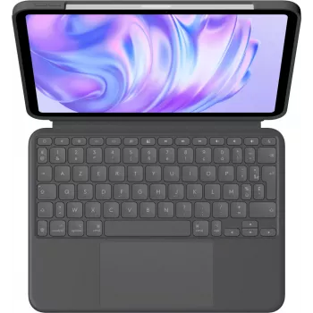 LOGITECH Combo Touch klaviatuuri ümbris - iPad Pro 11in M4/M5 - grafiit - Azerty prantsuse