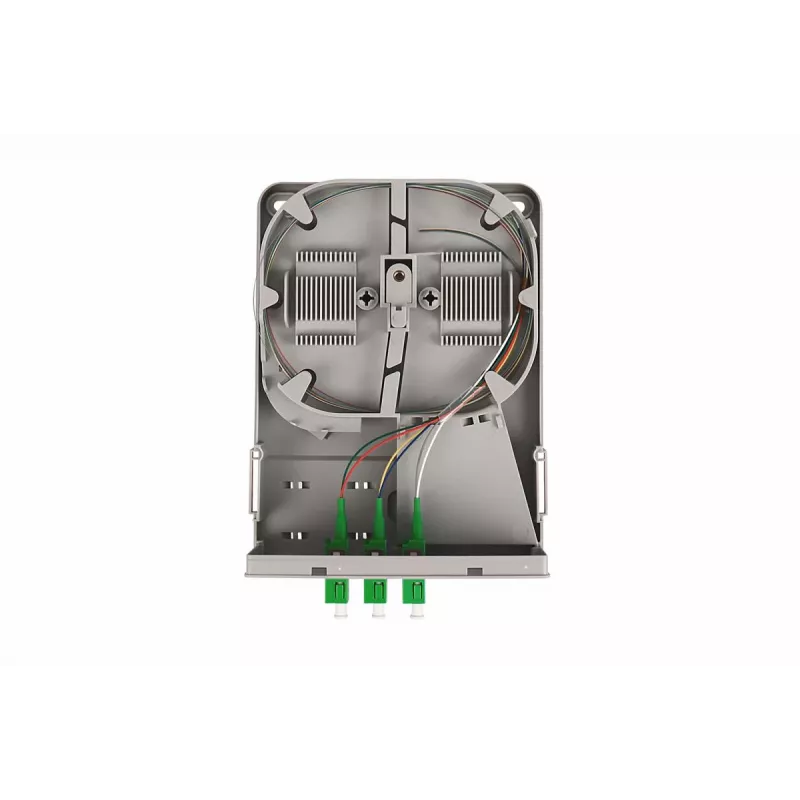 DIGITUS Ftth kodu jaotusseade. 3x LC/APC dupleks OS2. IP54. Splaissimiseks valmis