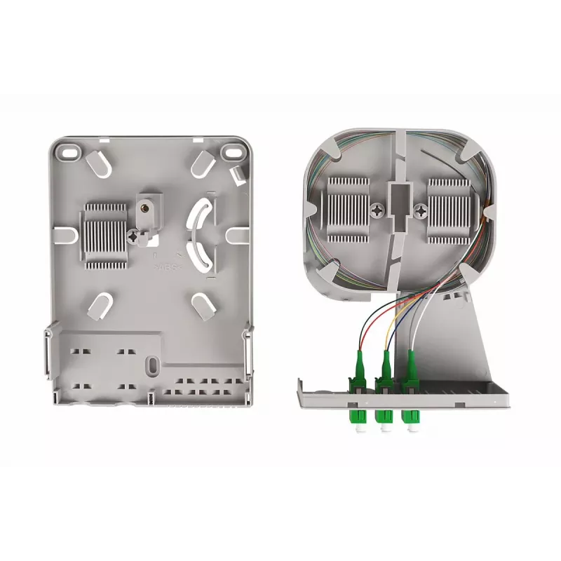 DIGITUS Ftth kodu jaotusseade. 3x LC/APC dupleks OS2. IP54. Splaissimiseks valmis